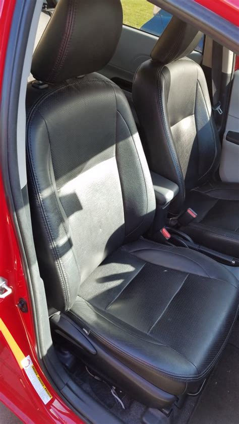 Custom car upholstery usually costs. Prius C Custom Leather Interior | PriusChat