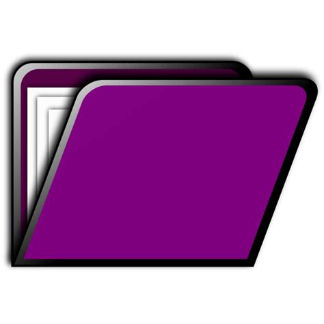 34 Purple Folder Icon Icon Logo Design