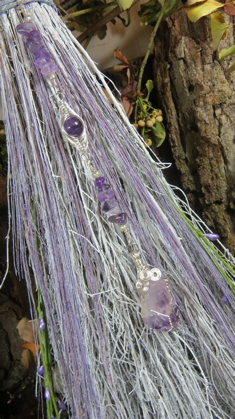 Lavender Altar Broom Witchs Broom Dwelling Protection