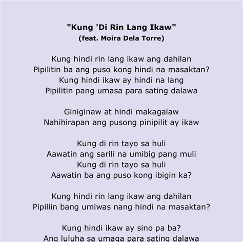 Nahihirapan Ang Pusong Pinipilit Ay Ikaw Lyrics Ayangvlog