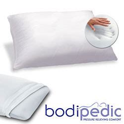 The king is two inches longer than the queen size. Bodipedic King-size Molded Memory Foam Pillow - Overstock - 5784901