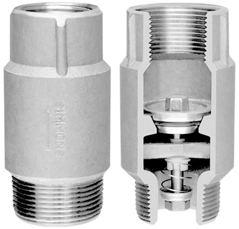 Submersible Check Valve Stainless Steel Simmons Manufacturing Company