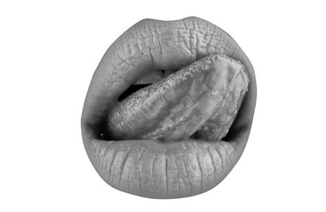 premium photo macro tongue lick lips close up of woman mouth sexy tongue