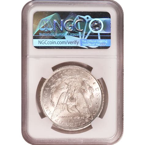 Certified Morgan Silver Dollar 1882 Cc Ms64 Ngc Golden Eagle Coins