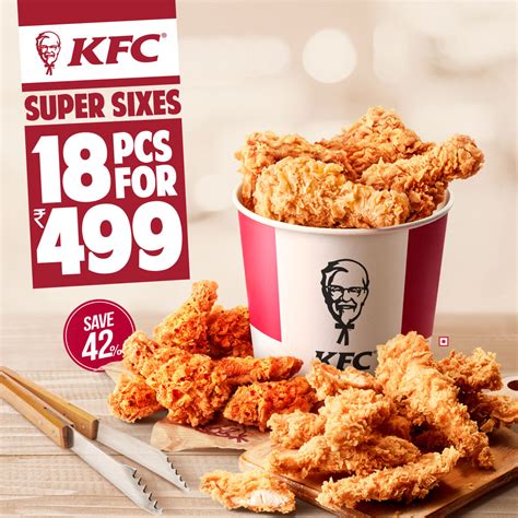 Kfc Deal Kfc Super Sixes Pc Chicken At Rs Only Off Hot Sex Picture