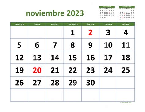 calendario 2023 fechas importantes en noviembre imagesee