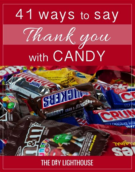 Ways To Say Thank You With Candy Employee Appreciation Ts Volunteer