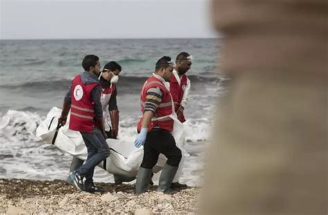 Shocking Pictures Of Bodies Of 74 Migrants Washed Ashore On Libyan Beach Highlight Refugee