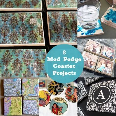 8 Mod Podge Coasters Ideas A Quick Weekend Craft Mod