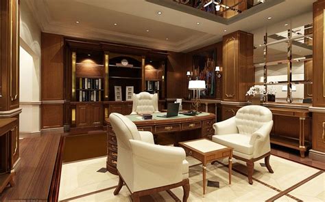 Luxury Home Office Designs Luxury Home Office With A Modern Feel Incorporating Executive