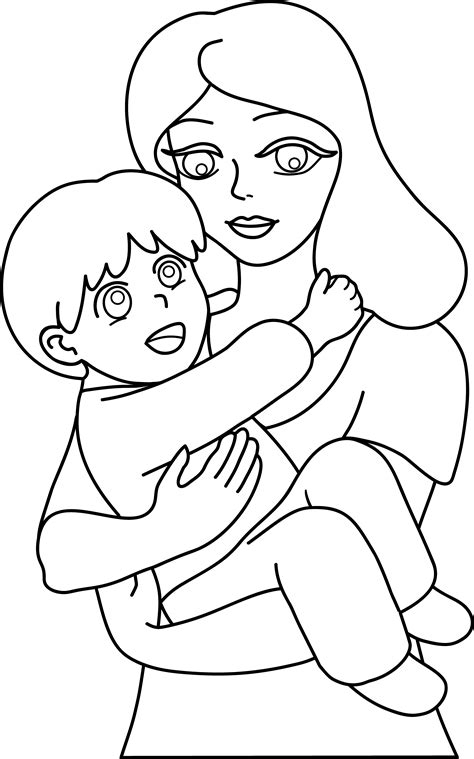 Mom Characters Free Printable Coloring Pages