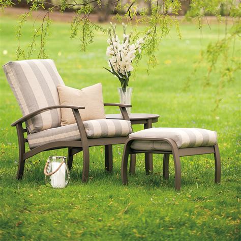 7 best outdoor patio ottomans reviews for 2021. Telescope Casual Belle Isle Cushion Ottoman | B000