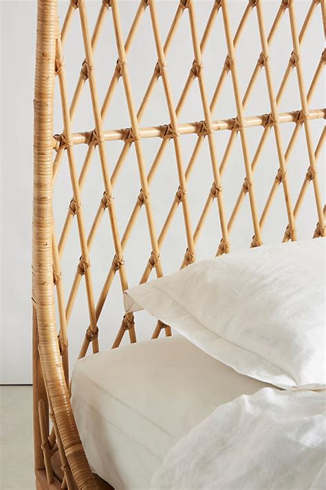 Curved Rattan Bed Anthropologie