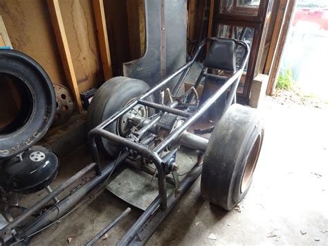 BangShift.com 1950s Dragster Chassis For Sale On eBay Needs To Be Saved