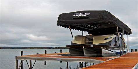 Acting much like an awning over a patio, the boat's canopy is attached to its frame with velcro and can be quickly removed as. Protect Your Investment with Boat Lift Canopy Frame and Covers