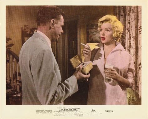 The Seven Year Itch Marilyn Monroe And Tom Ewell Us X Lobby