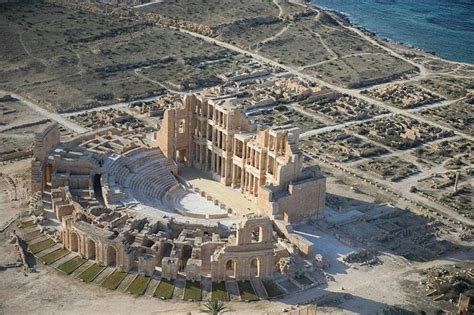 Monuments Of Libya In The City Of Sabbarteh Libdeh Libya Ancient