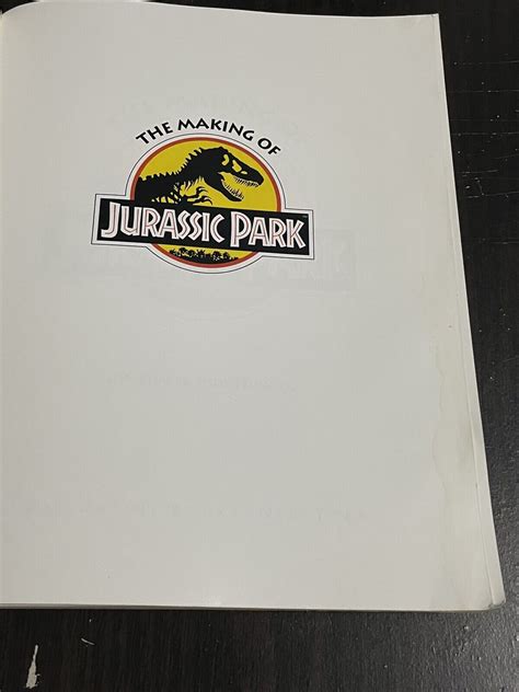 The Making Of Jurassic Park By Don Shay And Jody Duncan 1993 First Edition Print 9780345381224 Ebay