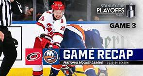 Gm 3: Hurricanes @ Islanders 4/25 | NHL Highlights | 2024 Stanley Cup Playoffs