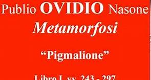 Ovidio Metamorfosi PIGMALIONE