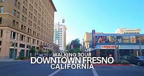 Exploring Downtown Fresno, California USA Walking Tour