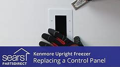 How to Replace a Kenmore Upright Freezer Control Panel