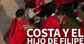 El lado más tierno de Diego Costa con el hijo de Filipe | Diario AS