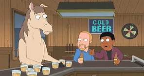 A horse walks into a bar Family Guy SJP Sarah