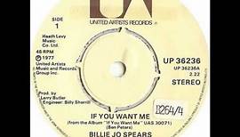 Billie Jo Spears ~ If You Want Me
