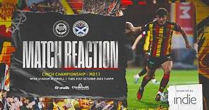 Ayr United Reaction: Lewis Neilson - 31st October 2023