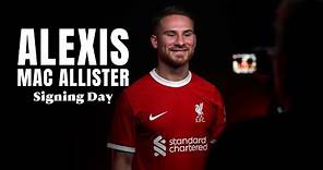 SIGNING DAY: Alexis Mac Allister's arrival at Liverpool | Behind-the-scenes VLOG