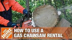How to Use Makita Gas Chainsaw Rentals | The Home Depot
