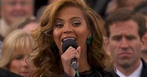 Beyonce National Anthem at Presidential Inauguration Ceremony 2013 | ABC News