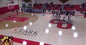 Clark University vs Roger Williams University Men's College Basketball