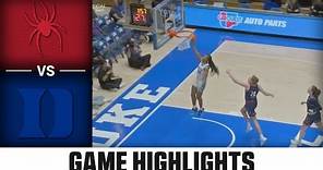 Richmond vs. Duke Game Highlights | 2023-24 ACC Women's Basketball