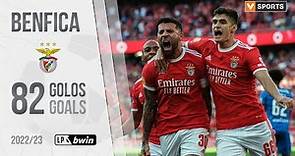 Benfica: Os 82 golos na Liga 2022/23