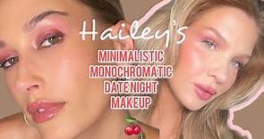 ABH | Hailey Bieber rutina de maquillaje | maquillaje natural sin base 💕