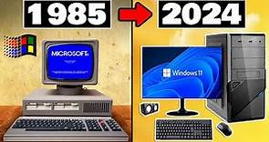 A Incrível Evolução E Trajetória Do Windows-1985 a 2024 [Windows 1.0 Até 11]