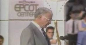 EPCOT Center Dedication Speech - E. Cardon Walker, October 1982
