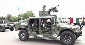 Infantería y Caballería motorizada del Ejercito Mexicano, Practica Desfile Militar 2022