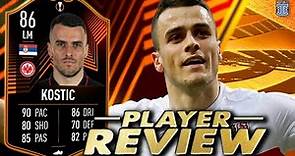 86 RTTK KOSTIC PLAYER REVIEW! SBC UEL ROAD TO THE KNOCKOUTS KOSTIC - FIFA 22 ULTIMATE TEAM