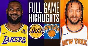 LAKERS at KNICKS | FULL GAME HIGHLIGHTS | February 3, 2024