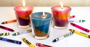 Ecco come realizzare delle candele di cera colorate in casa.