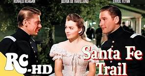 Santa Fe Trail | Full Classic Movie In HD | Western War Drama | Errol Flynn | Ronald Reagan