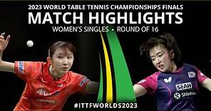 Hina Hayata vs Suh Hyo Won | WS R16 | 2023 ITTF World Table Tennis Championships Finals