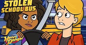 The Adventures of Kid Danger: Stolen School Bus! | Henry Danger