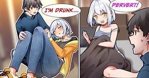 [Manga Dub] The girl next door got drunk and stumbled into my room [RomCom]