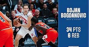 Bojan Bogdanovic (34 points) Highlights vs. Chicago Bulls | Pistons Hits Sponsored by DraftKings