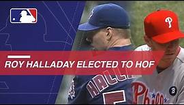 Watch Halladay's career highlights following his election to HOF