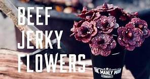 Beef Jerky Bouquets » Give Him Edible "Flowers"
